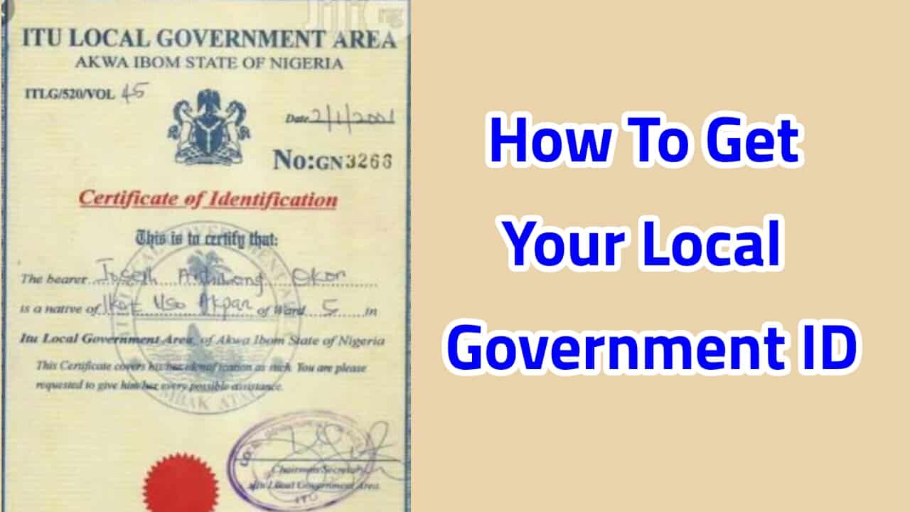 how to get local government identification (ID) identification certificate