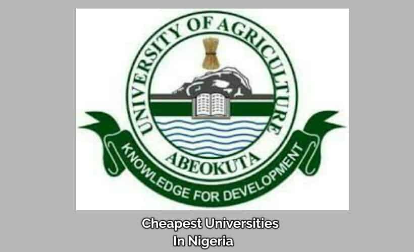 Cheap universities in Nigeria