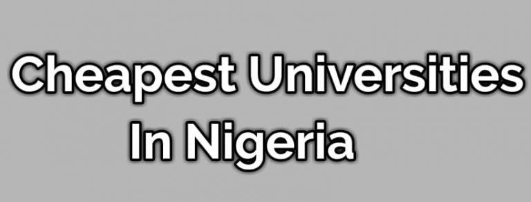 cheapest universities in Nigeria